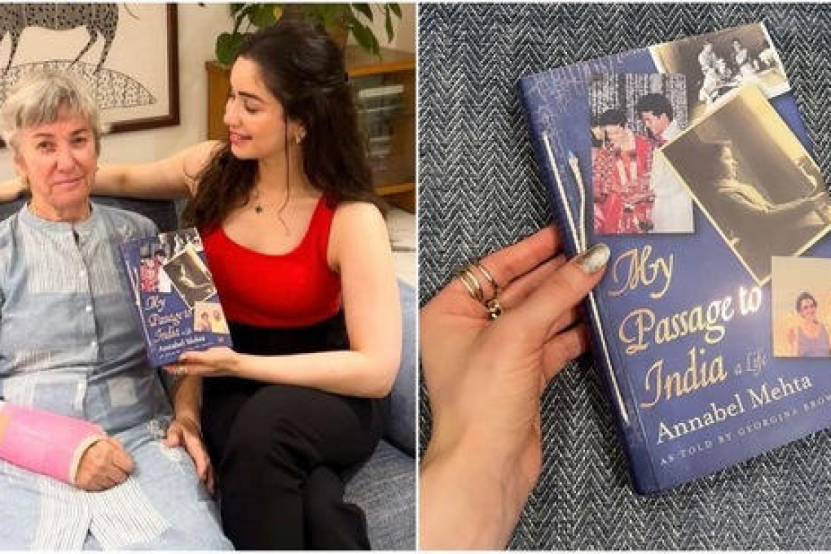 Sara Tendulkar promotes her grandmother's book My Passage to India, highlighting that she moved from London to India for love.